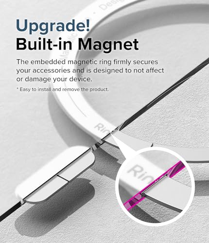 Ringke for iPhone 15 Case [Fusion Magnetic Matte Clear] | Compatible with MagSafe, Oil & Dirt Resistant, Anti-Fingerprint Technology Prevents Oily Smudges, Feels Velvety Soft - size: iPhone 15