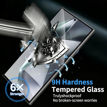 2 Pack for Samsung Galaxy S24 Ultra Privacy Screen Protector Auto-Alignment - size: Galaxy S24 Ultra