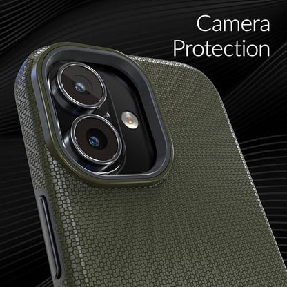 Crave Dual Guard Compatible with iPhone 16 Case, Compatible with MagSafe Shockproof Protection Dual Layer Case for Apple iPhone 16 (6.1") - Sage - color: Sage