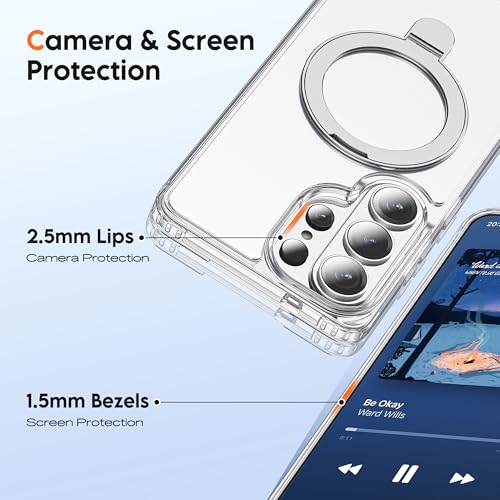 Clear Case for Samsung Galaxy S26 Ultra with Stand 6.9",Clear - color: Clear, size: Samsung Galaxy S26 Ultra