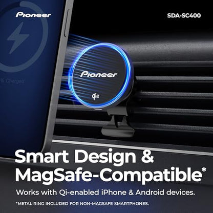 Pioneer Qi2 MagSafe Wireless Car Charger and Phone Mount - style: MagSafe Wireless Charger