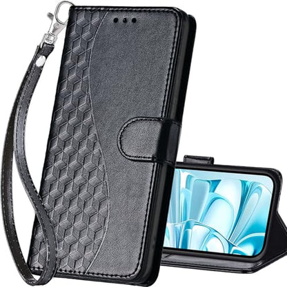 for iPhone 16 Wallet case, Black | 3 Card Holders, Kickstand, Shockproof TPU Shell, PU Leather, Magnetic Closure, Protective Flip Folio Cover, Women - color: 3