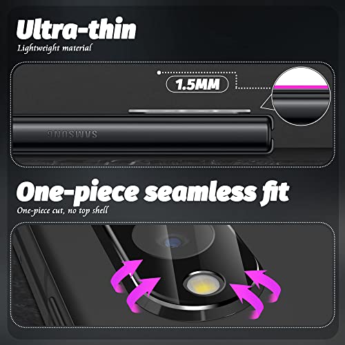 Orzero (2 Pack) Camera Lens Protector Compatible for Samsung Galaxy Z Fold 4 5G, Protector de Cámera Tempered Glass 9 Hardness HD Anti-Scratch Bubble-Free - size: Samsung Galaxy Z Fold 4 5G