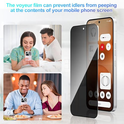 3 Pack Privacy Screen Protector for Nothing Phone (4a) Pro