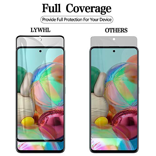[2 Pack] for Samsung Galaxy A71 / A72 / A73 Privacy Screen Protector, Anti Spy 9H Tempered Glass for Galaxy A73 5G A71 A72 (4G/5G), Case Friendly Full Coverage Anti Scratch Bubble Free Easy Install - size: Samsung Galaxy A71 / A72 / A73
