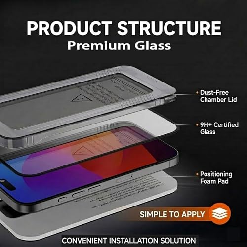 Screen Protector for iPhone 17 Air, 6.5-Inch, 2 Pack - size: iPhone 17 Air