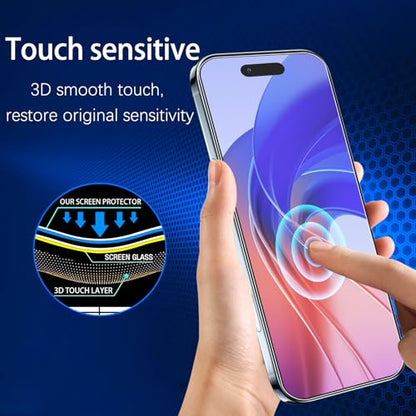 MAYtobe 2-Pack for iPhone Air,iPhone 17 Air Screen Protector Tempered Glass | 9H Hardness, Anti Scratch, Easy to Install - size: iPhone 17 Air