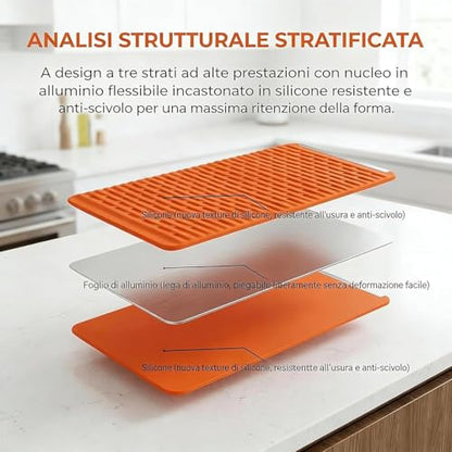 Portable Foldable Silicone Aluminum Phone Holder,Bendable Foldable Design,Silicone Phone Stand with Aluminum, Flexible Foldable Phone Holder for Tablet Laptop Desk Travel Non-Slip (1-Pack)