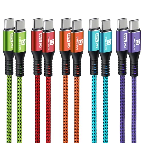 USB C to USB C Cable 60W Fast Charging C Cord 5Pack 6FT