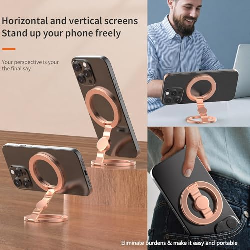 Magnetic Phone Stand Fidget Spinner for Adults Metal Toy Phone Grip