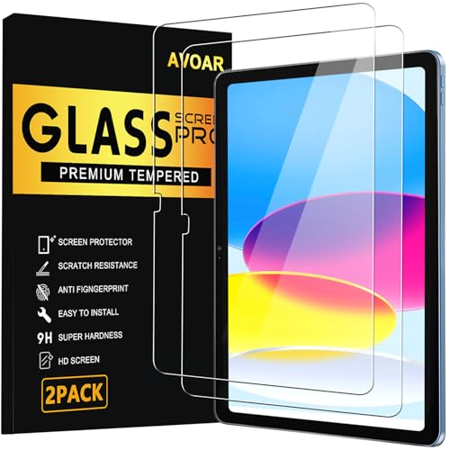 2 Pack Screen Protector for iPad 11th A16 2025 & 10th Gen 10.9" 2022