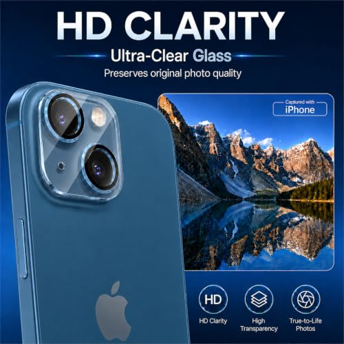 Camera Lens Protector for iPhone 13/iPhone 13 Mini- 3 Pack - size: iPhone 13/13 Mini