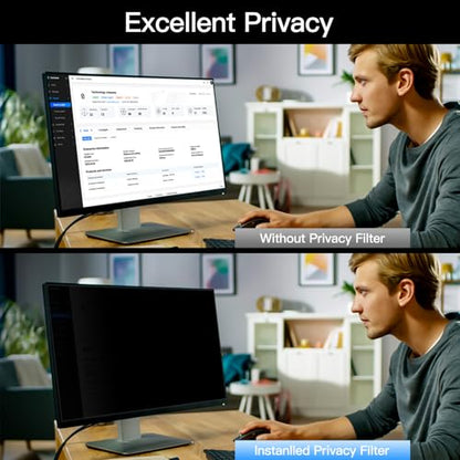 Magnetic Computer 27 Inch Privacy Screen for 16:9 Aspect Ratio - size: Computer Monitor 27Inch-1Pack