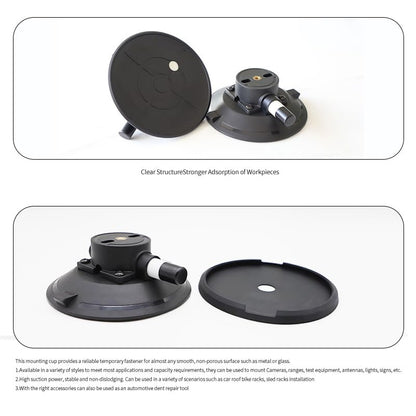 4.5" Camera Suction Cup Mount, Heavy Duty Pump Vacuum Mount - size: 4.5” Plastic