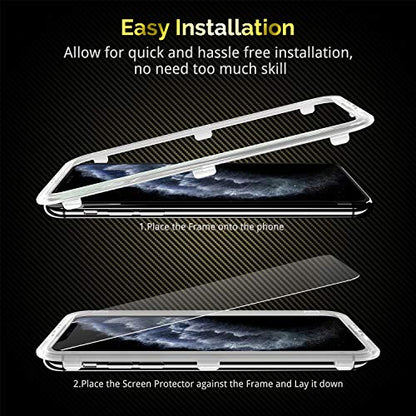 UNBREAKcable 3-Pack Screen Protector for iPhone 11 Pro Max/iPhone XS Max | Shatterproof Tempered Glass, Easy Installation, 9H Hardness, 99.99% HD Clear, Bubble-Free, Anti-Fingerprint, Case Friendly - size: iPhone 11 Pro Max/XS Max