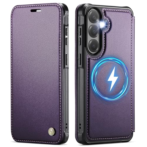 for Galaxy S26 Slim Wallet Case Compatible with Magsafe, Purple - color: Purple, size: Galaxy S26