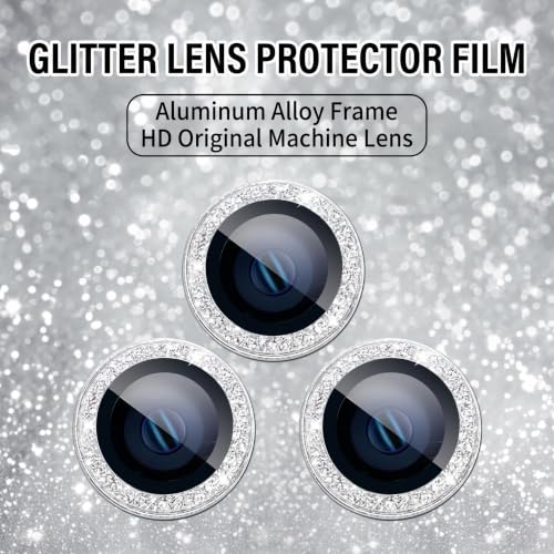 for iPhone 17 Pro/Max Camera Lens Protector Bling (Pink,iPhone 17) - color: Pink