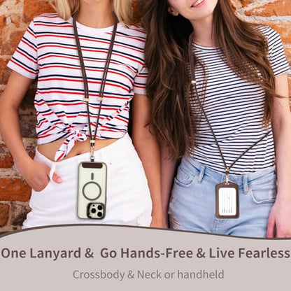 VVAAGG Cell Phone Lanyard for iPhone Crossbody Phone Strap - color: Coffee