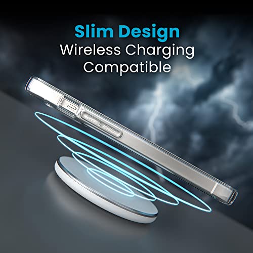 Speck Clear iPhone 14 & iPhone 13 Case - Drop Protection, Scratch Resistant & Anti-Yellowing Dual Layer Case for iPhone 14 & iPhone 13 Case for 6.1 inch Model - GemShell - color: Clear/Clear