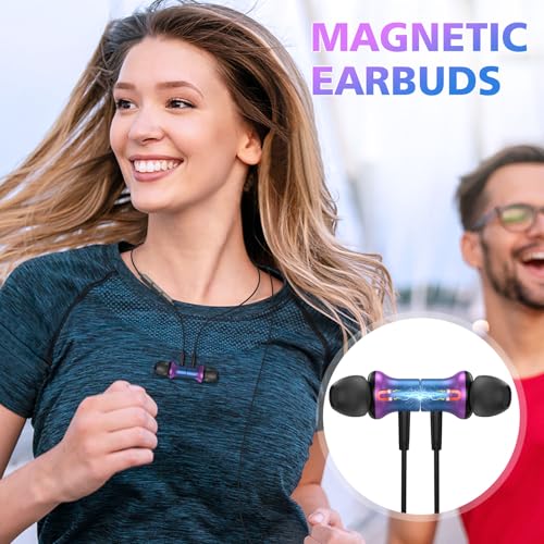 USB C Headphones Wired for iPhone 18 Pro Max Duo 17 Air 16 15 Plus/iPad - color: GradPurple