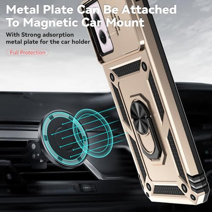 SunStory for Motorola Moto G Power 5G 2024 Case with Kickstand,Gold - color: Gold