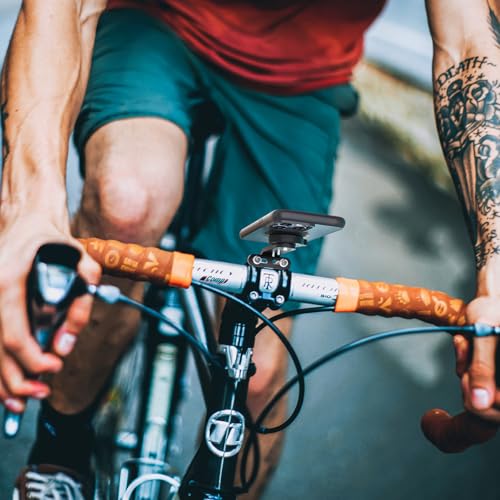 Out-Front Bike Phone Mount, Bike Stem Phone Holder for Cycling Light/Camera - style: Quad-Clip Combo Mount