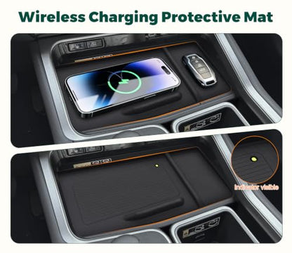 Wireless Charging Anti-Slip Mat for 2024-2026 Lexus TX350 - size: for 2024-2026 Lexus TX