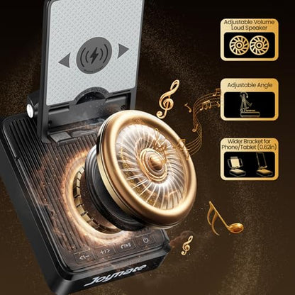 Wireless Phone Charger Stand with Bluetooth Speaker, Gifts for Men