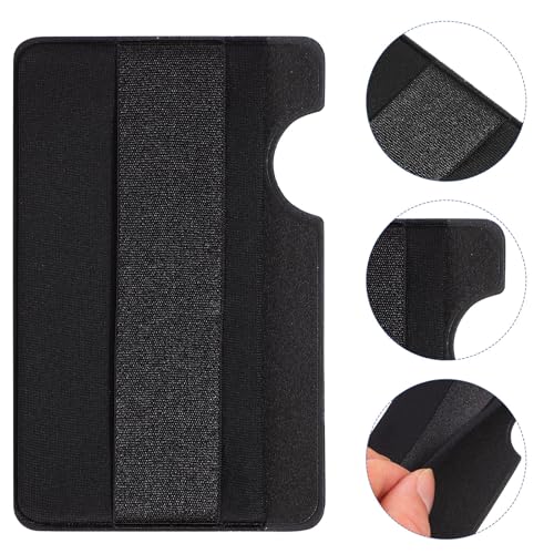Phone Back Pocket Card Holder Self Adhesive Stretch Fabric for Bank Cards