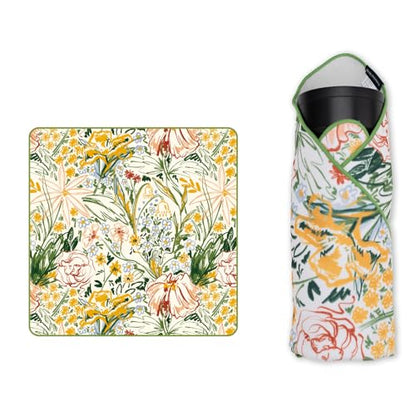 PGYTECH Protective Camera Wrap, Self-Adhesive Cloth Lens Protector - color: Flower, size: 17.7 x 17.7 inch