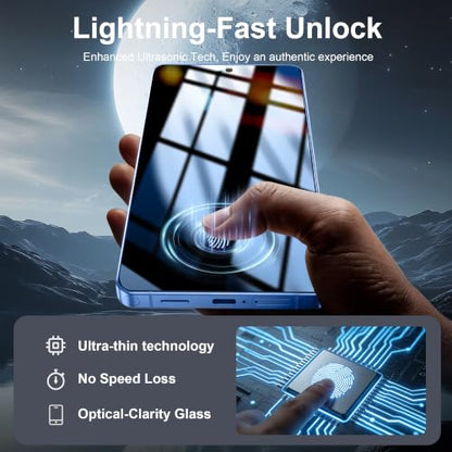 3 Pack for Samsung Galaxy S24 Plus / S25 Plus Privacy Screen Protector - size: 6.70 inch