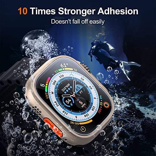 UniqueMe 4 Pack for Apple Watch Ultra 3/2 Ultra 49mm Screen Protector - size: 49mm