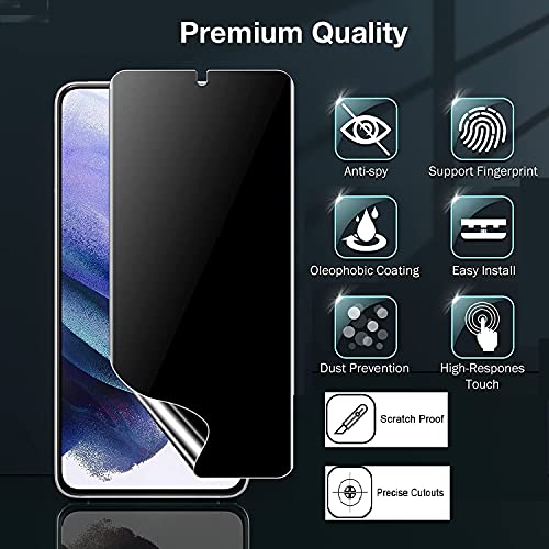 CYCFAIML【2 Pack for Samsung Galaxy S25 FE Privacy Screen Protector [Not Glass], Anti-Spy Flexible Film,Full Coverage，Sensitive Touch & Fingerprint Unlock, Anti-Scratch Shock-Resistant - size: S25 fe