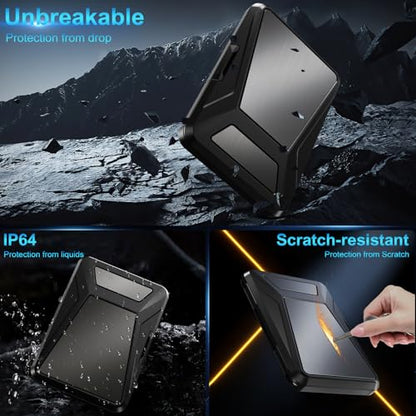 Magnetic Wallet with RFID Blocking - for MagSafe Phone Wallet for Mens Women, Heavy Duty | Scratch-Resistant | Hold 7 Cards, Stronger Magnetic Card Holder for iPhone 17/16/15/14/13/12 Black