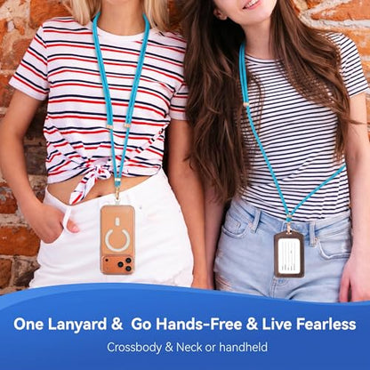 VVAAGG Cell Phone Lanyard for iPhone Crossbody Phone Strap - color: Skyblue