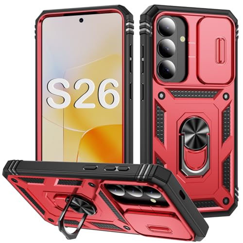 PASNEW Case for Samsung Galaxy S26,6.3",Red - color: Red, size: Galaxy S26 (6.3 inch)