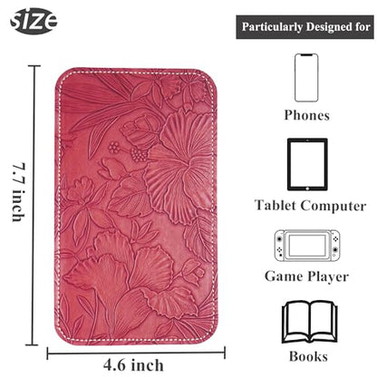 Airplane Travel Essentials for Flying Flex Flap Cell Phone Holder & Flexible Tablet Stand for Desk, Bed, Treadmill, Home & in-Flight Airplane Travel Accessories(1-Carved Red) - color: 1-Carved Red