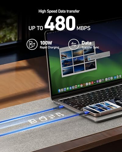 USB C to C Cable 100W [2Pack 15FT], Extra Long USB C Cable Fast Charging - color: Blue, size: 15FT 2Pack, style: 100W USB C to USB C