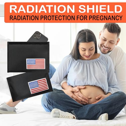 Gecko Travel Tech Faraday Bag Anti-Tracking GPS RFID Car Key Signal Blocker Wallet Shielding Pouch Protective Case for Cell Phone Car Key FOB, Data Privacy, Electronic Device Security (USA FLAG) - color: USA FLAG