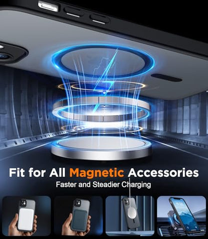 SPIDERCASE Magnetic for iPhone 11 Phone Case,Black - color: Black, size: Iphone 11 6.1‘’