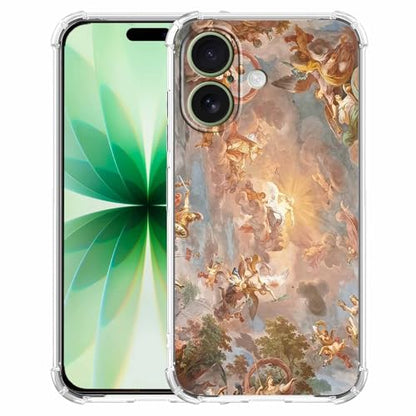 Case for iPhone 17 with Renaissance Art Design,Cute Angel God Greek Mythology Painting,Clear Soft TPU Bumper Phone Cover,6.3"(Mythology,17) - color: Mythology, size: iPhone 17