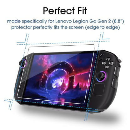 amFilm Screen Protector for Lenovo Legion Go Gen 2 8.8'' Handheld 2025 - size: 8.9"