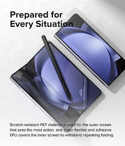 Ringke for Samsung Galaxy Z Fold 5 Screen Protector [Dual Easy Film]