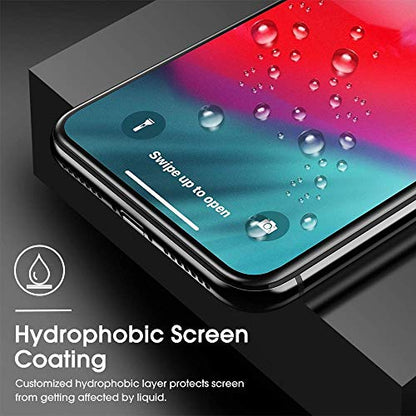 Johncase [2 Pack New Upgrade 3D Full Coverage 9H 0.3mm Premium Tempered Glass Film Screen Protector [Case Friendly], Compatible for iPhone (12/12Pro) - color: 12/12Pro
