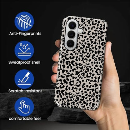 Case Compatible with Samsung Galaxy S26 Plus, Hybrid 2-Layer Hard Shell Protection Case, Shockproof Protective Tough Phone Cover, Animal Leopard Print - color: Animal Leopard Print, size: Samsung Galaxy S26 Plus