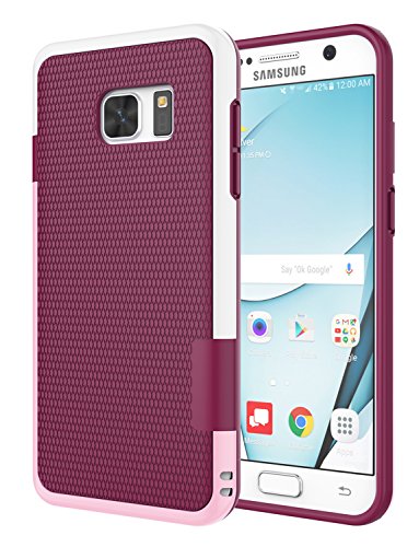Jeylly Galaxy S7 Case, [3 Color] Slim Hybrid Impact Rugged Soft TPU & Hard PC Bumper Shockproof Protective Anti-Slip Case Cover Shell for Samsung Galaxy S7 S VII G930 GS7 - Wine | [3 Color] Slim Hybrid Impact Rugged Soft TPU&Hard PC Bumper Shockproof Prot