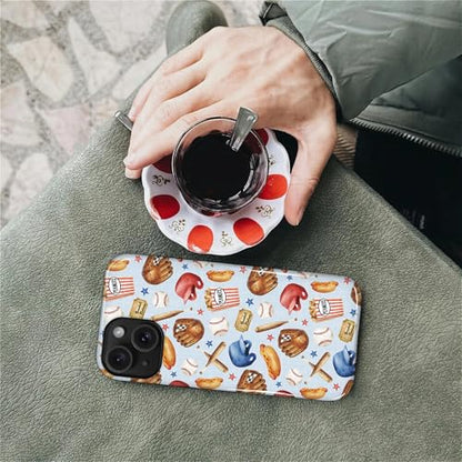 Case for iPhone 14 Plus, Shockproof Hybrid Protective Phone Case, Dual-Layer Drop Protection Anti-Scratch, Baseball Fun - color: Baseball Fun, size: iPhone 14 Plus