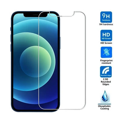 Screen Protector for iPhone 16e / iPhone 14 / iPhone 13 / iPhone 13 Pro [6.1 Inch] Display 3 Pack Tempered Glass, Case Friendly