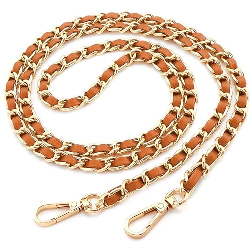 TENOC Universal Metal Phone Wrist Strap/Crossbody Chain - color: C-brown