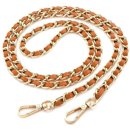 TENOC Universal Metal Phone Wrist Strap/Crossbody Chain - color: C-brown